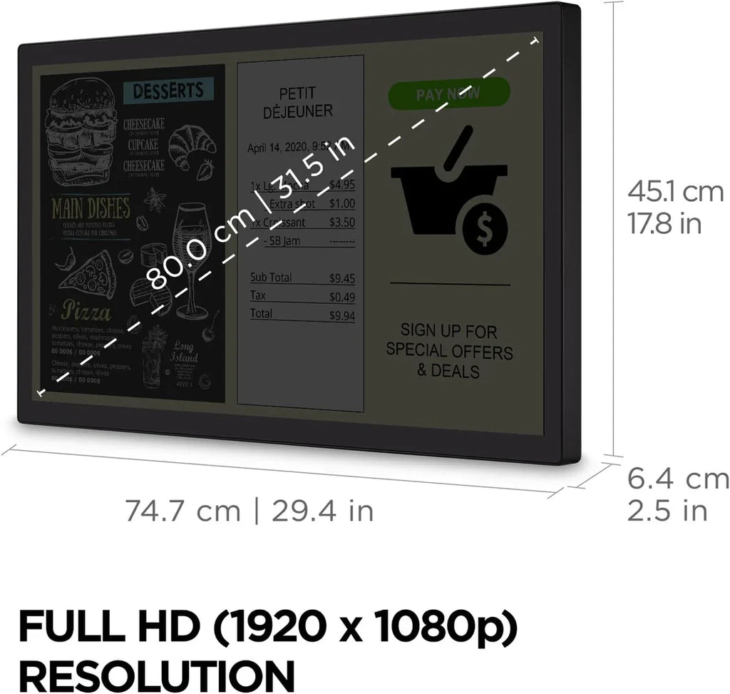 VIEWSONIC TD3207 32 Inch FHD 60Hz  IPS Panel 104% SRGB 5MS Adaptive Sync Gaming Monitor - 2