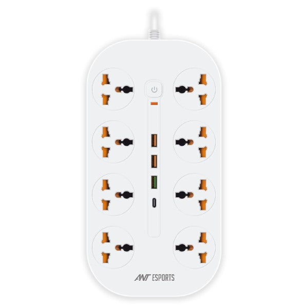 Ant Esports PS831 Power Strip with USB Ports – TechCure India