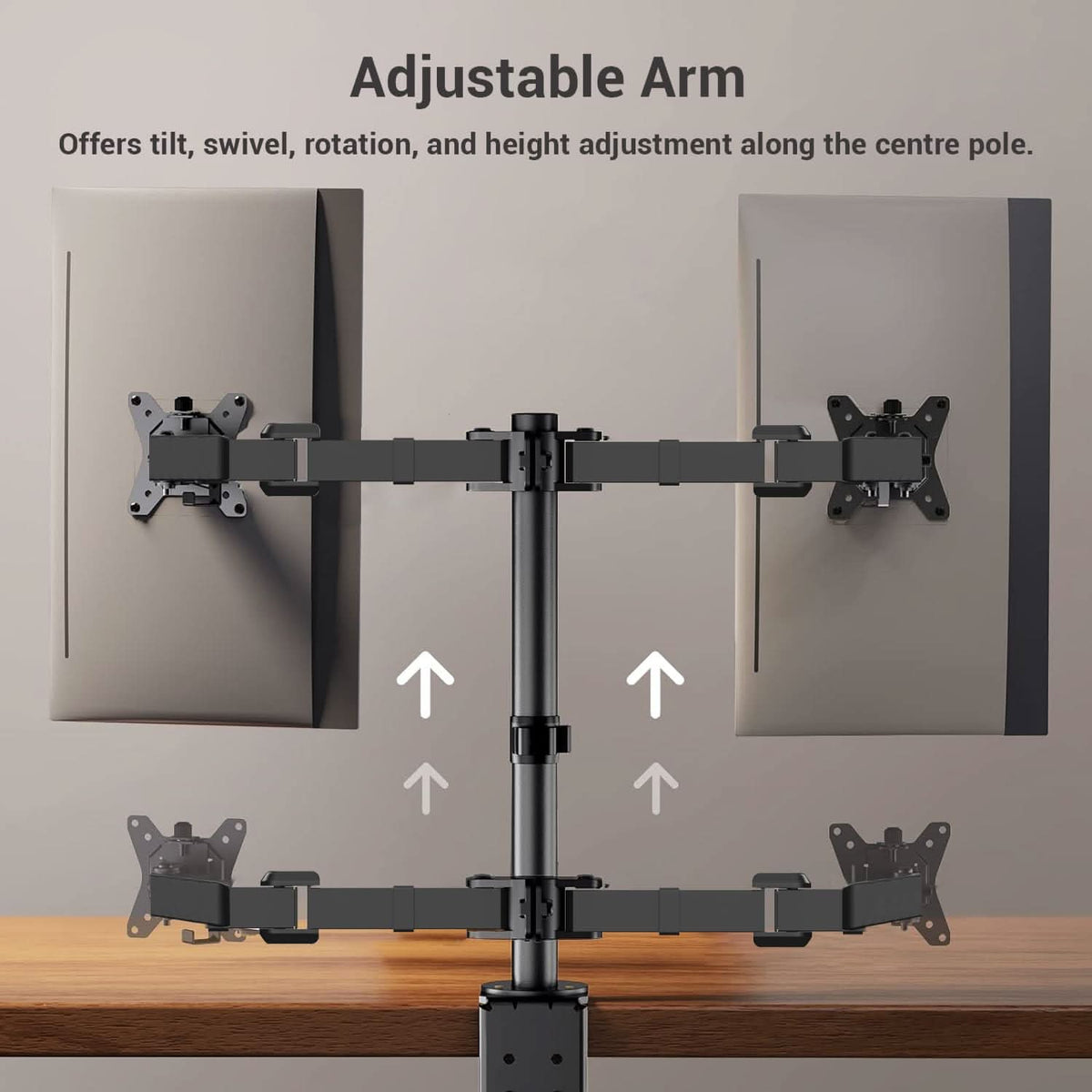 ANT ESPORTS MA112 DUAL ARM ARTICULATING MONITOR DESK MOUNT – TechCure India