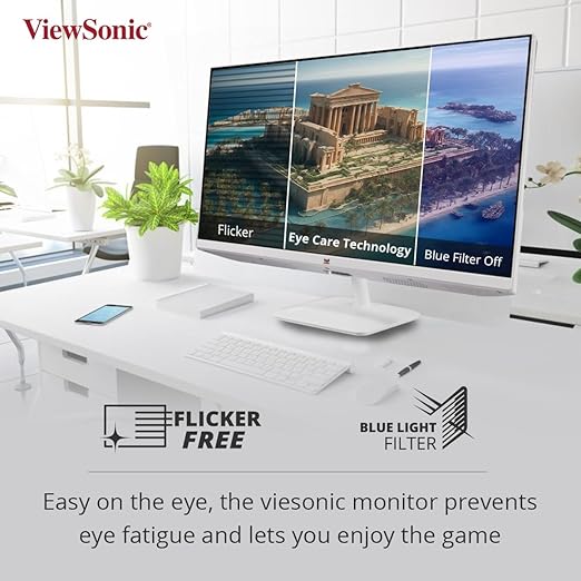 VIEWSONIC VA2432-H 24 Inch FHD 100Hz IPS Panel 104% SRGB 1MS Freesync IPS Gaming Monitor - 4
