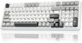 AULA F99 GRAY WHITE GRAYWOOD SWITCH MECHANICAL GAMING KEYBOARD – TechCure India