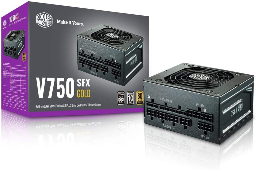 COOLER MASTER MWE 750 VSFX 80 PLUS GOLD ATX 3.1 POWER SUPPLY – TechCure India