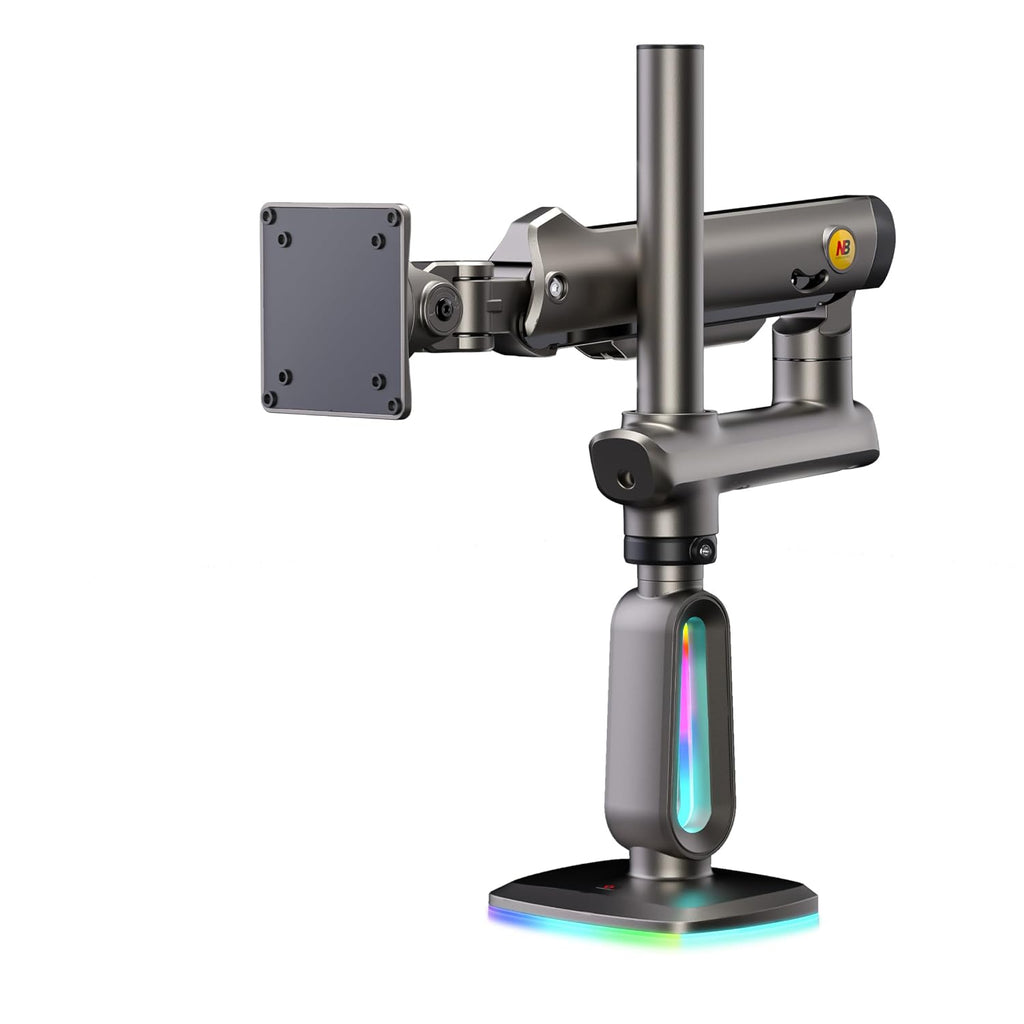 NB Ergonomic RGB Gaming Monitor Arm for 32–60 inch Flat, Curved and Ultrawide Monitors, up to 20 kg