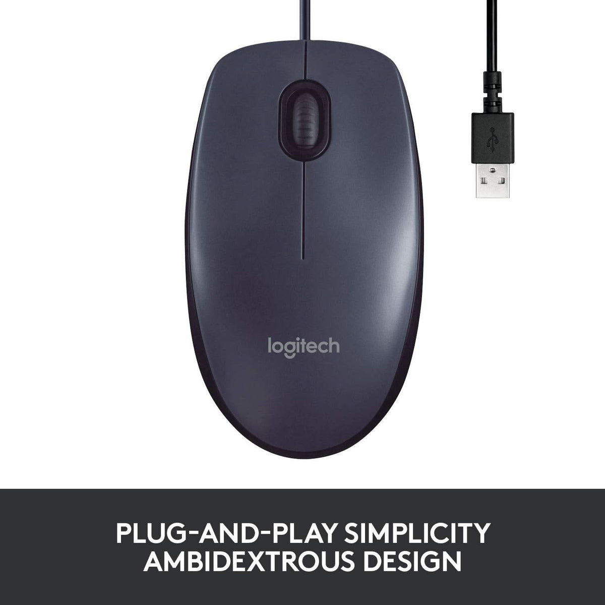 LOGITECH M100R USB MOUSE – TechCure India