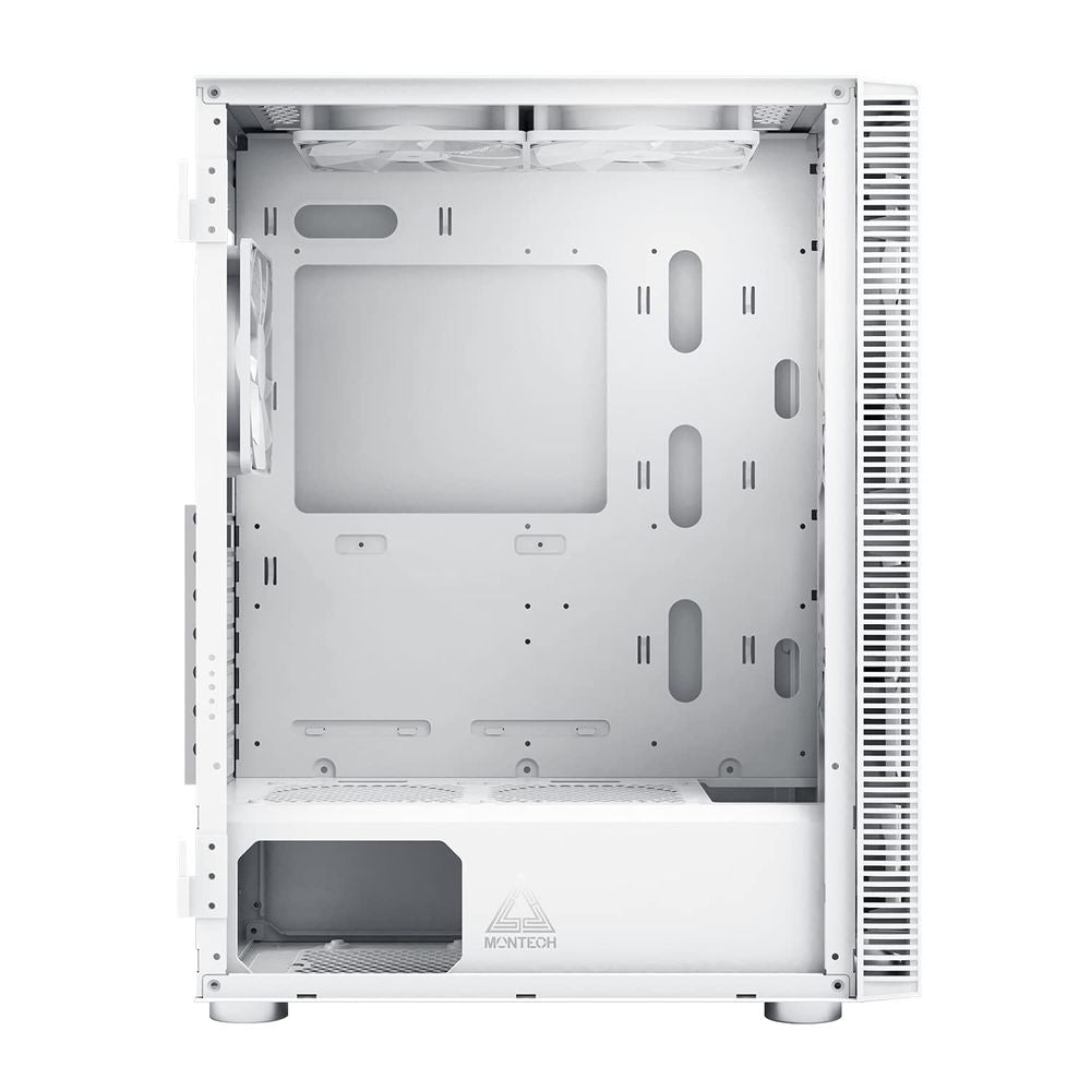 MONTECH X3 Glass RGB EATX Mid Tower Cabinet (White) - 3