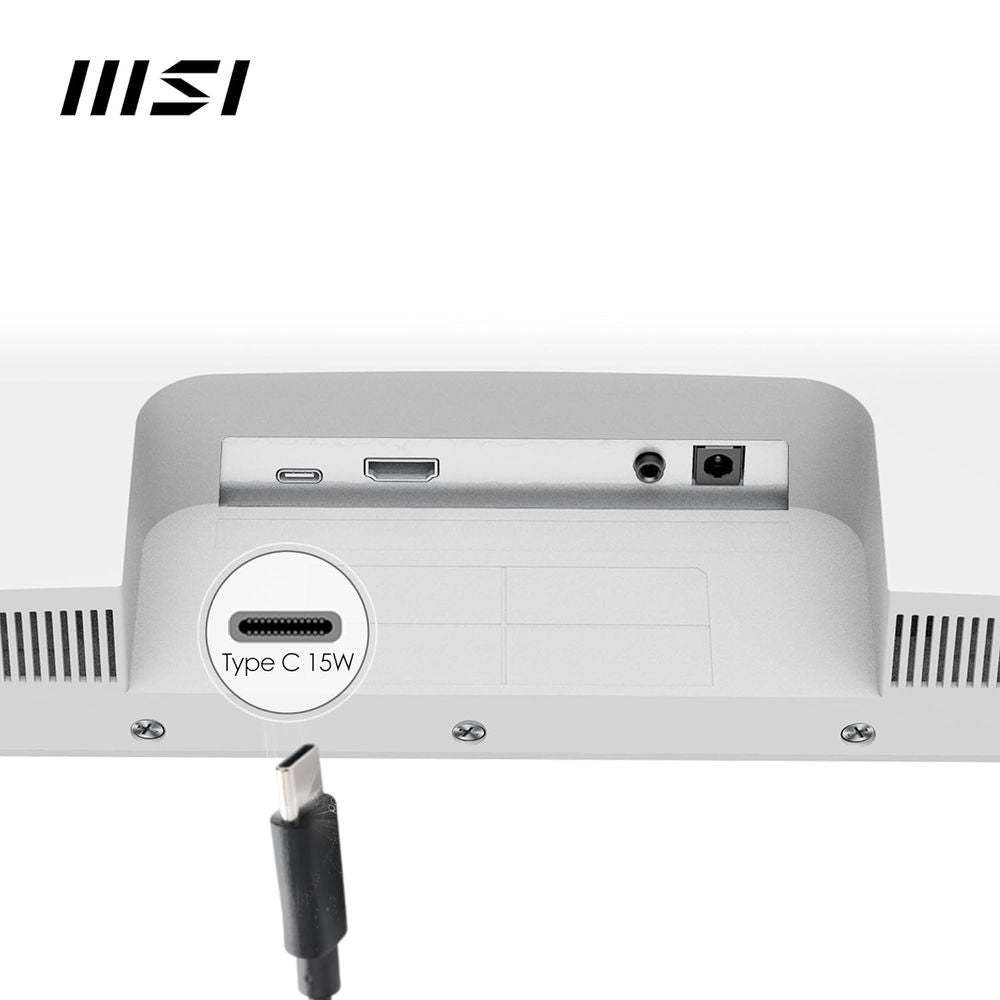 MSI Modern MD2412PW 24 Inch FHD 100Hz IPS Panel 114%SRGB 1MS IPS Adaptive Sync Business Monitor - 3