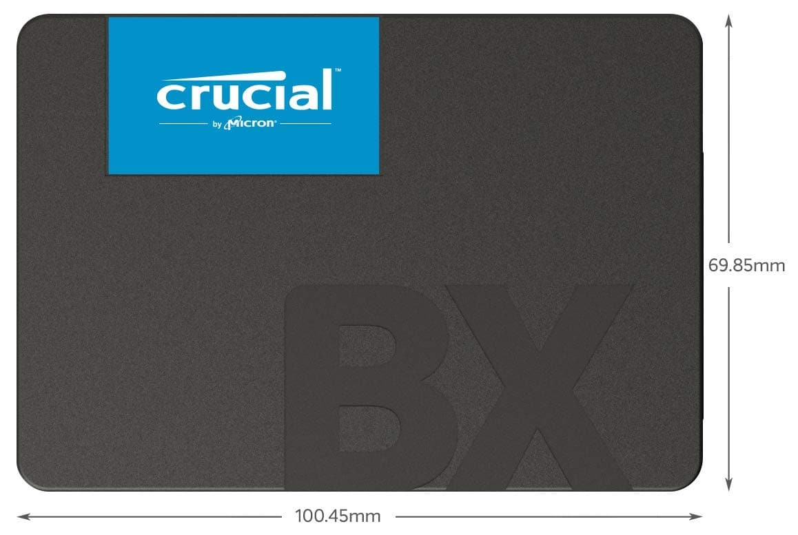 CRUCIAL BX500 960GB 3D NAND 2.5 SATA SATA 3 Solid State Drive (SSD) - 2