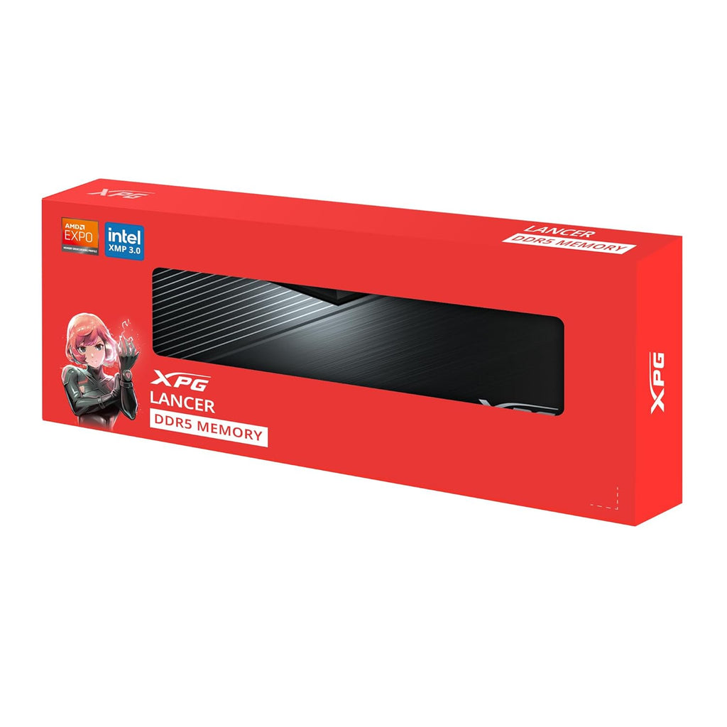 ADATA XPG LANCER DDR5 32GB RAM U-DIMM 5600MHZ CL46 - BLACK (AX5U5600C4632G-CLABK) – TechCure India