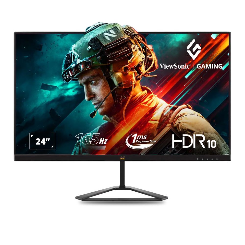 VIEWSONIC VX2479 HD PRO 24 Inch FHD 180Hz IPS Panel 1MS 104%SRGB 1MS AMD Freesync Gaming Monitor