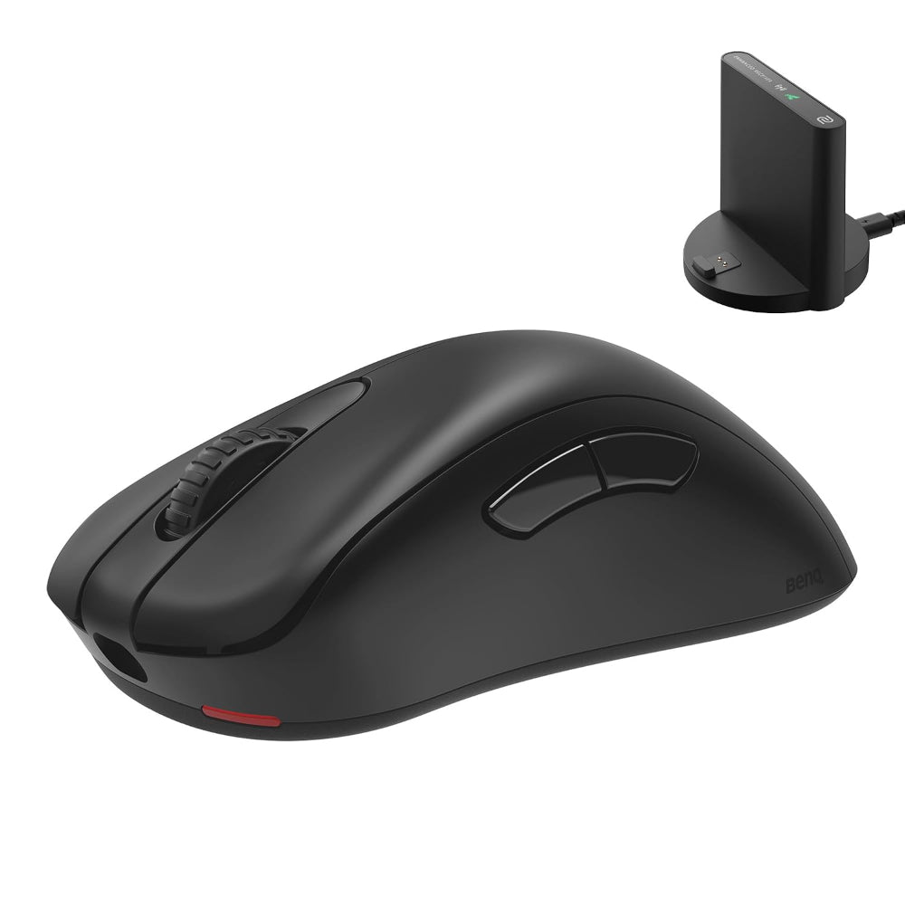 BENQ Zowie EC1-DW 4K Wireless Ergonomic Gaming Mouse ( Black ) ( 3200DPI / 7 Macro Buttons ) – TechCure India