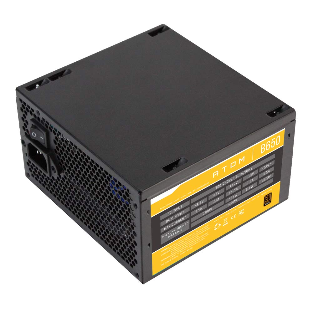 ANTEC ATOM 650W B650 BRONZE 80 PLUS BRONZE NON MODULAR SMPS – TechCure India
