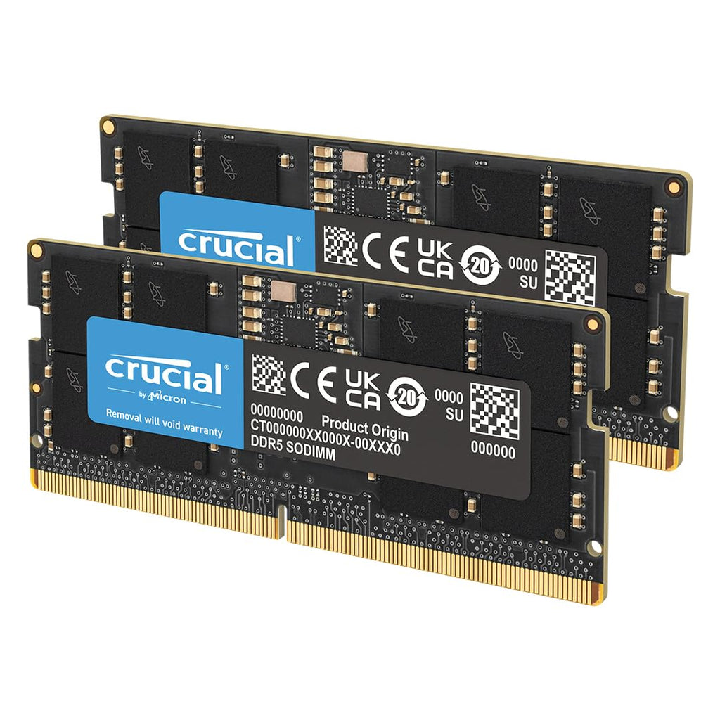 CRUCIAL 16GB KIT (2X8GB) DDR5-5600 CL46 LAPTOP RAM CT2K8G56C46S5 – TechCure India