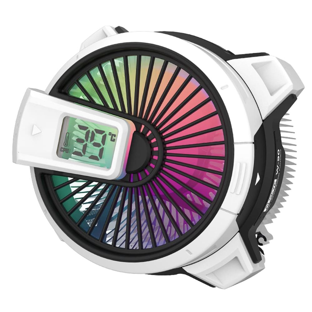 ALSEYE Warrior W90 ARGB 40mm Single Tower CPU Air Cooler (White) – TechCure India