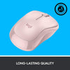 LOGITECH M221 Silent Wireless Ambidextrous Gaming Mouse ( M221 ) ( 1000DPI / 3 Macro Button ) ( Rose ) - 2