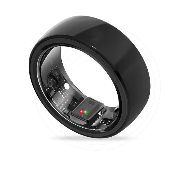 AaboRing Health & Fitness Tracker Smart Ring Size 12 - DeepBlack – TechCure India