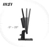 MSI Pro MP251 25 Inch FHD 100Hz IPS Panel 101%SRGB 1MS AMD Freesync Business Monitor - 3