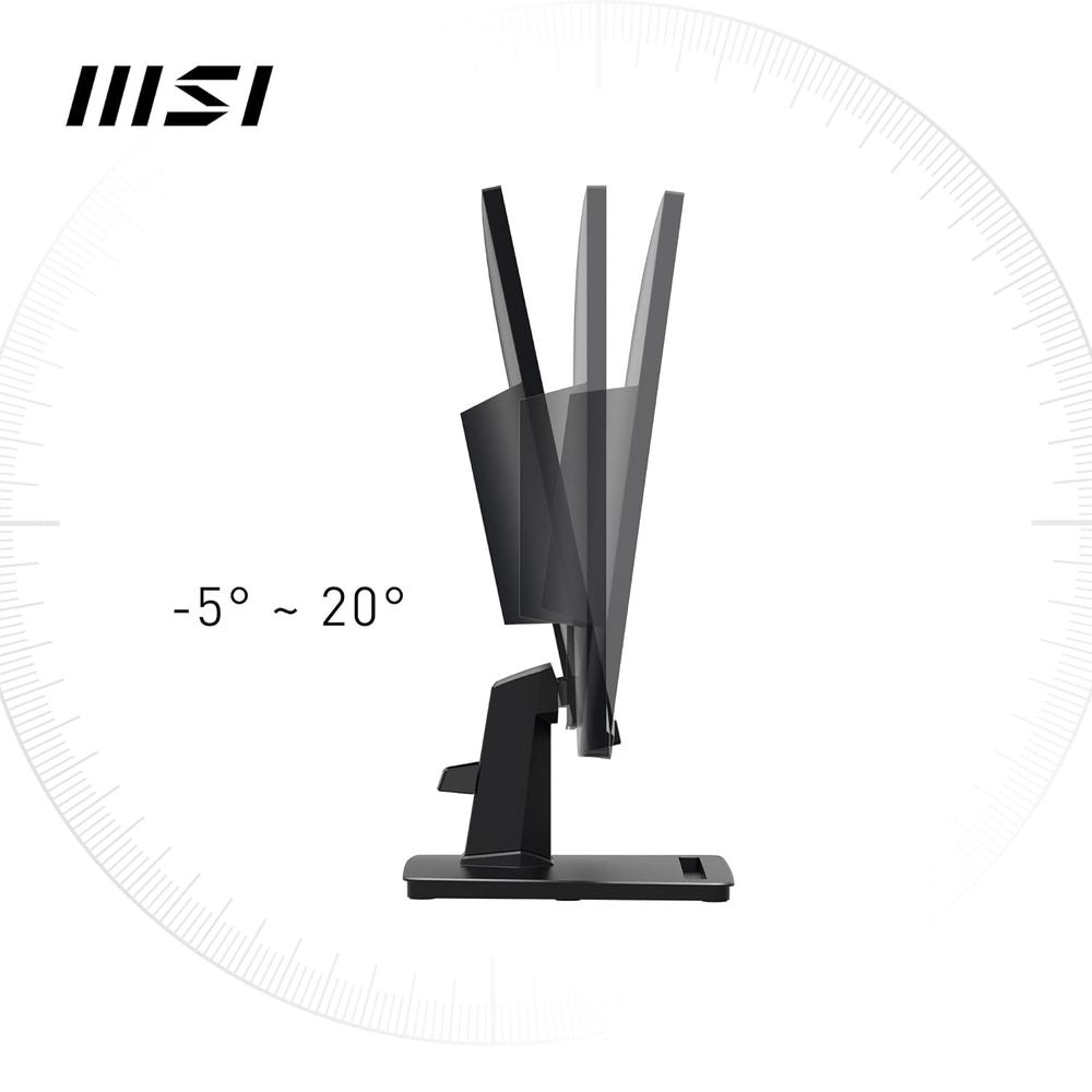 MSI Pro MP251 25 Inch FHD 100Hz IPS Panel 101%SRGB 1MS AMD Freesync Business Monitor - 3