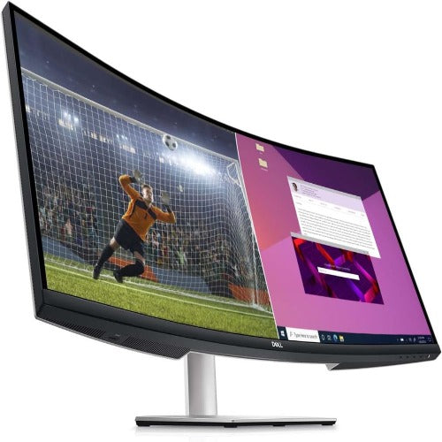 DELL S3423DWC 34 Inch QHD 100Hz VA Panel 99% SRGB 4MS AMD Freesync Gaming Monitor - 2