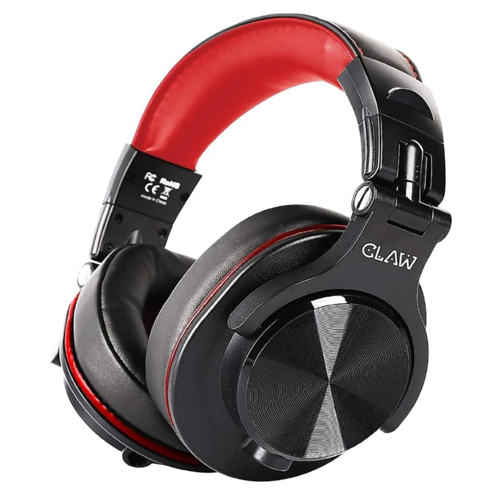 CLAW SM50 Pro Wired 3.5mm Professional Headphone ( Black-Red ) ( Amplifiers/Microphones/PC) – TechCure India