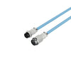 HyperX Coiled Cable (Light Blue/White) - 3
