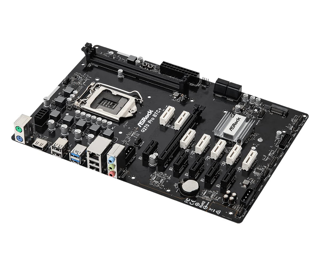 ASROCK Q270 PRO BTC+ DDR4 INTEL 1151 ATX MOTHERBOARD – TechCure India