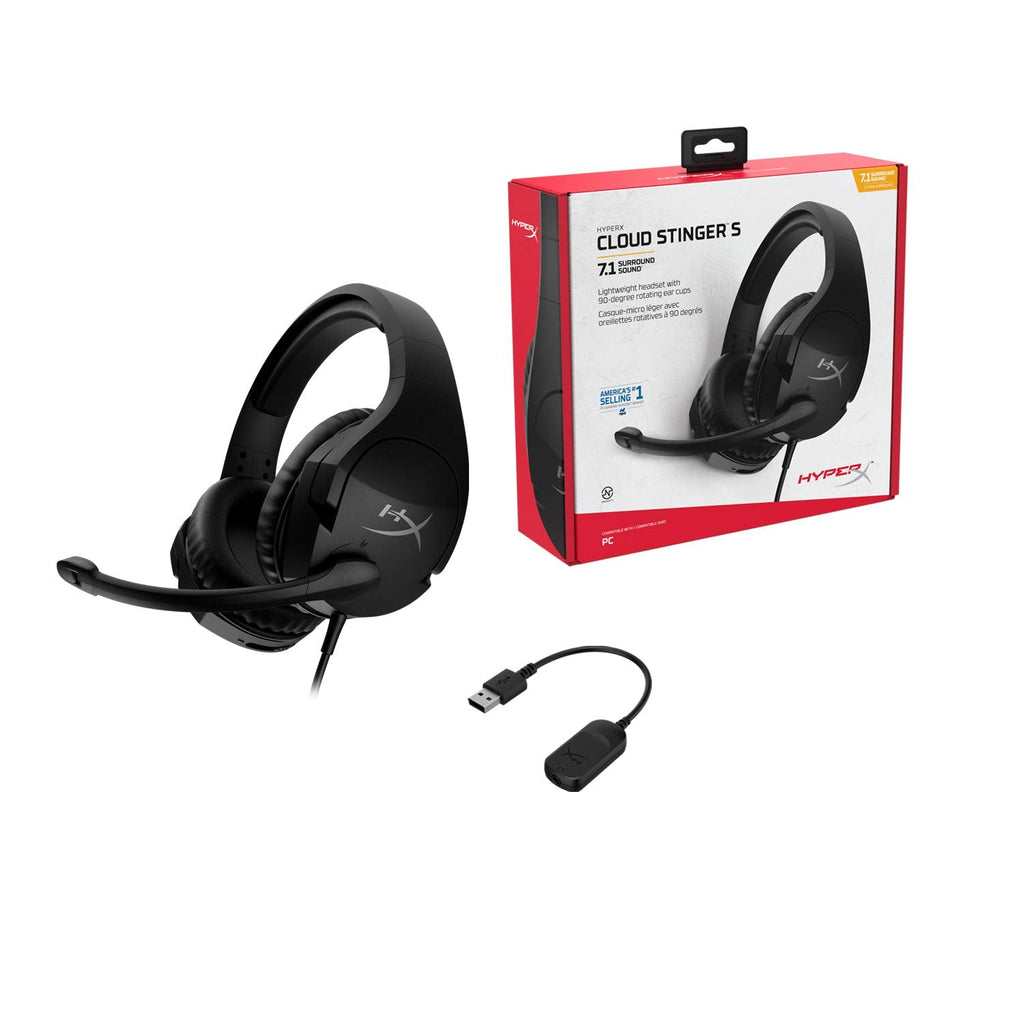 HYPERX Cloud Stinger S Virtual 7.1 Surround Wired Gaming Headphone ( Black ) ( PC ) - 6