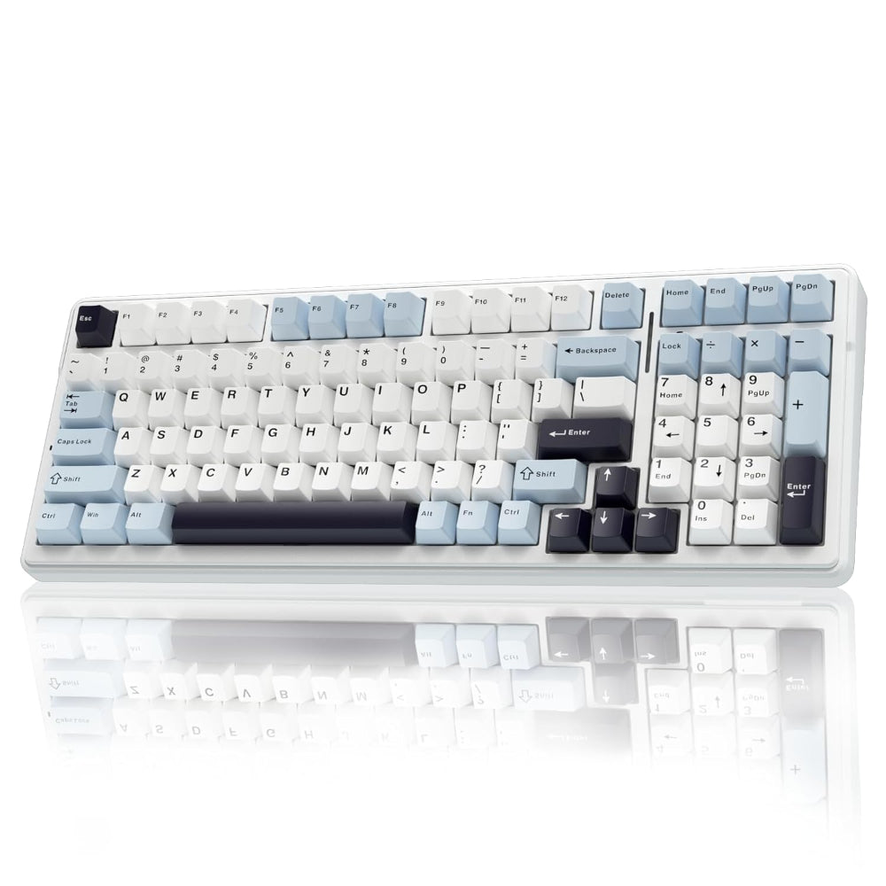 AULA F99 96% Wireless Mechanical Gaming Keyboard ( Reaper Switch ) ( Ice Blue ) ( F99IUR )