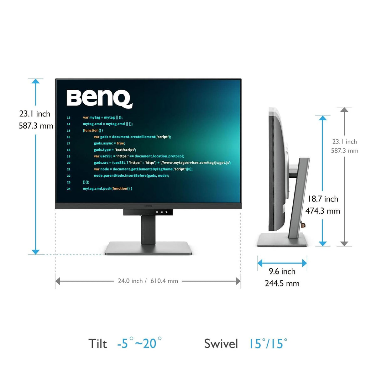 BenQ RD280UG 28 Inch 4K 3840x2560 Programming Monitor – TechCure India