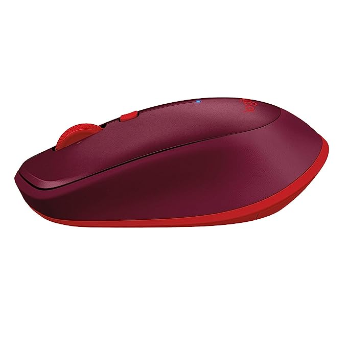 LOGITECH M337 Bluetooth Ambidextrous Gaming Mouse (M337) (1000DPI/3 Macro Button) (Red) - 3