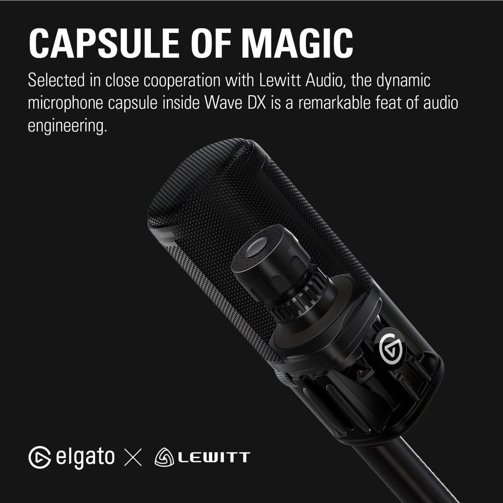 ELGATO WAVE DX - DYNAMIC XLR MICROPHONE 10MAH9901 – TechCure India