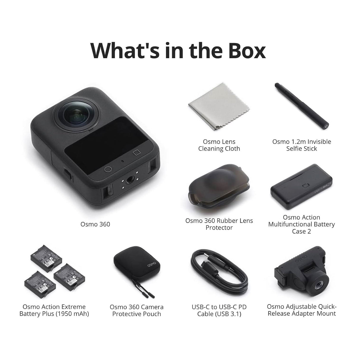 DJI Osmo 360 Adventure Combo – TechCure India