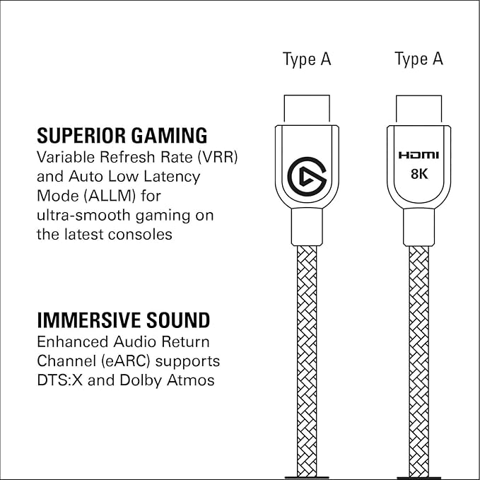 ELGATO ULTRA HIGH SPEED 2MTR HDMI CABLE (10CAK9901) – TechCure India