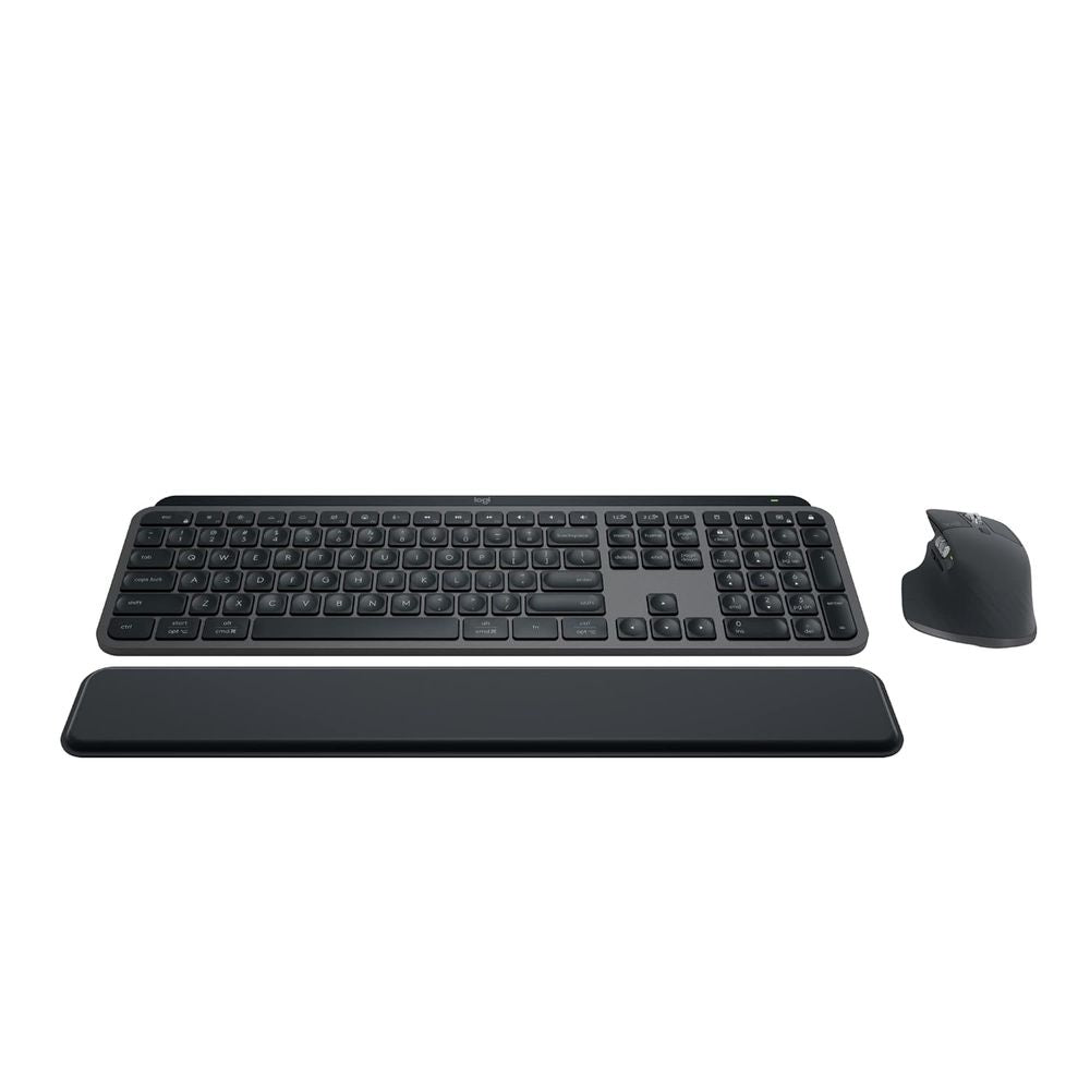 LOGITECH MX Keys S Full Size Membrane Wireless Gaming Keyboard and Mouse Combo ( Black ) ( 920-011605 ) – TechCure India