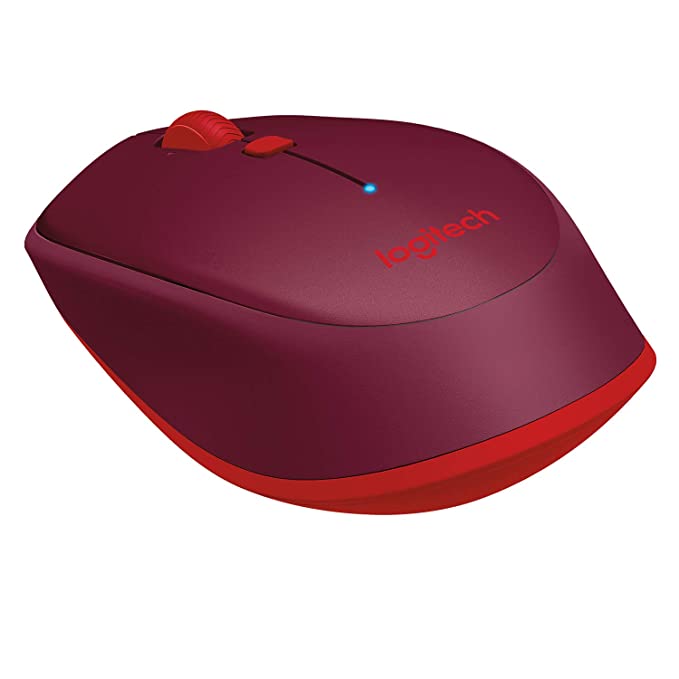 LOGITECH M337 Bluetooth Ambidextrous Gaming Mouse (M337) (1000DPI/3 Macro Button) (Red) - 2