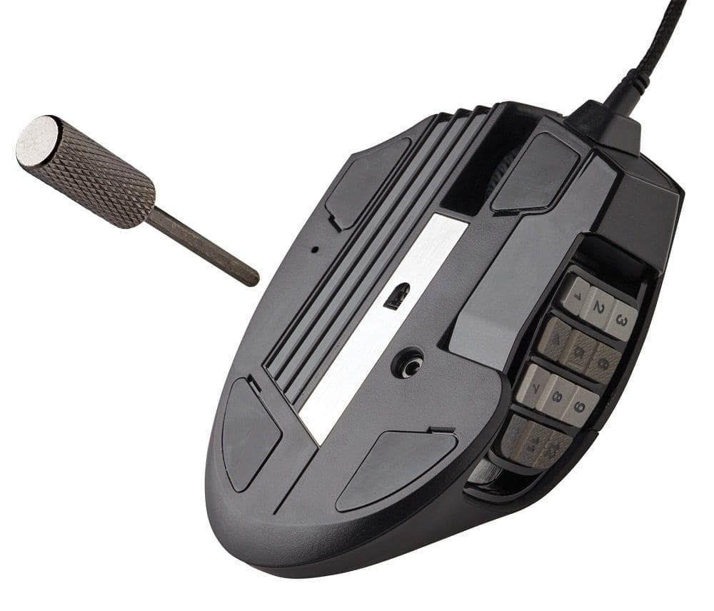 CORSAIR Scimitar Pro Wired Ergonomic RGB Gaming Mouse ( CH-9304011-NA ) ( 16000DPI / 17 Macro Buttons ) ( Yellow ) - 5