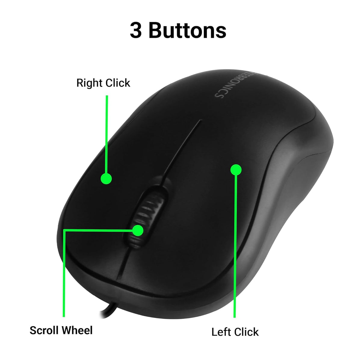 MOUSE ZEBRONICS USB (COMFORT) – TechCure India