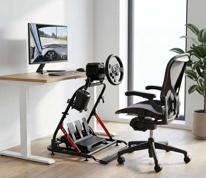TRONE SteadyStand SS1 Foldable Sim Racing Wheel Stand – TechCure India