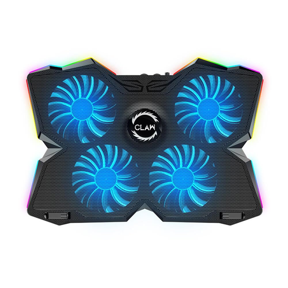 CLAW Arctic K25 Pro RGB Laptop Cooling Pad ( Black ) – TechCure India