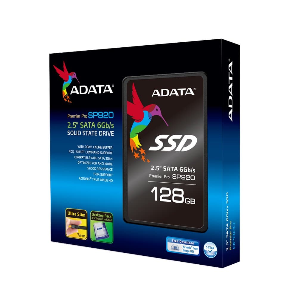 ADATA Premier Pro SP920 128GB 2.5 SATA SATA3 Solid State Drive (SSD) - 2