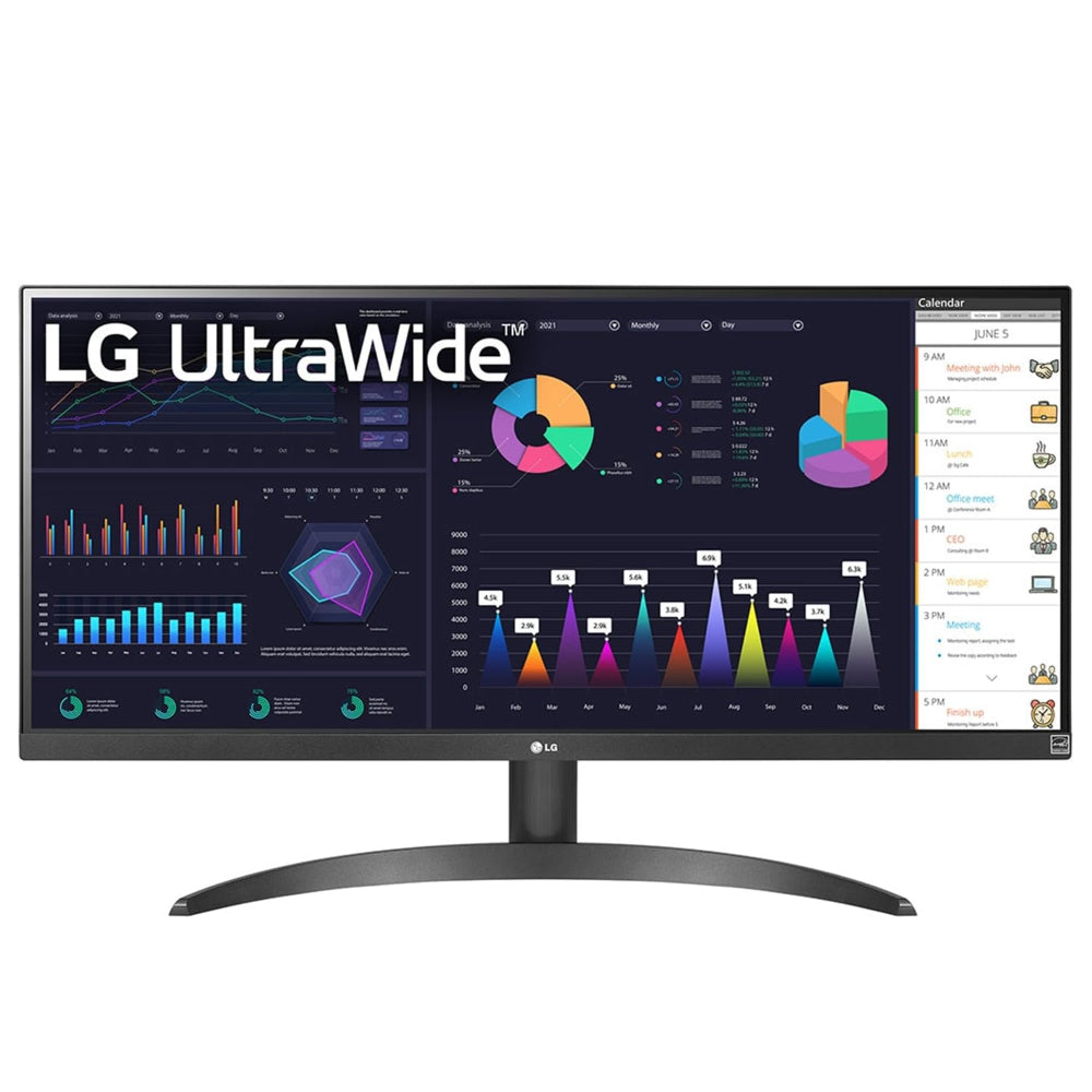 LG 29WQ500-B UltraWide Monitor | 29 Inch | 100HZ | 5 MS | 99% SRGB Rating