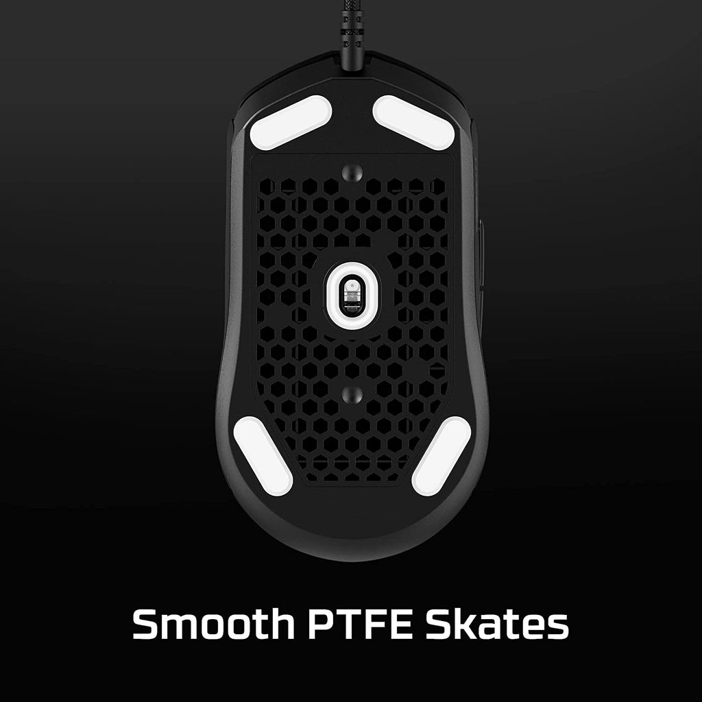 HYPERX Pulsefire Haste 2 Wired Ambidextrous Gaming Mouse ( 6N0B0AA ) ( 26000DPI / 6 Macro Buttons ) ( Black ) - 6