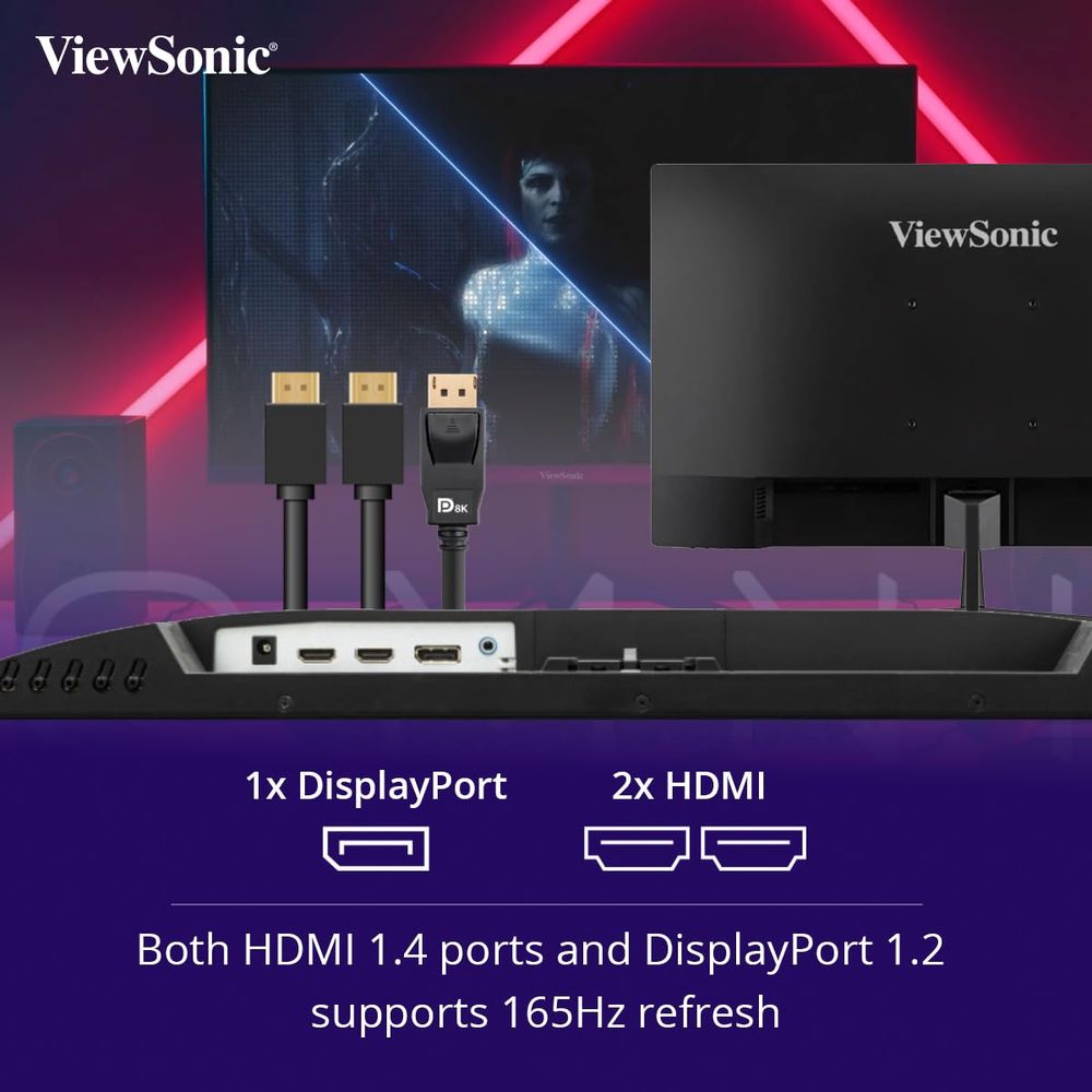 VIEWSONIC VX2779 Pro 27 Inch FHD 185Hz IPS Panel 104%SRGB 1MS AMD Freesync Gaming Monitor - 2