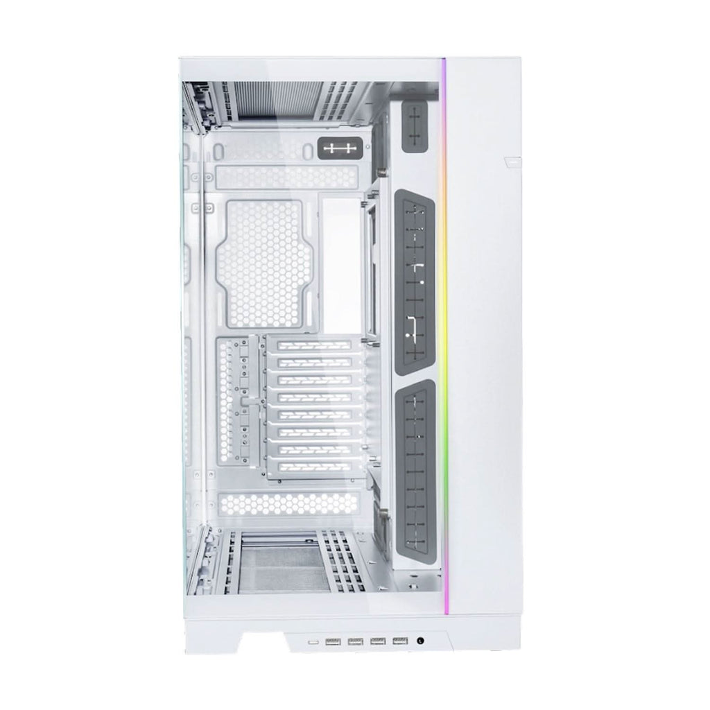 LIAN LI O11 DYNAMIC EVO XL FULL-TOWER GAMING CABINET - WHITE (G99.O11DEXL-W.IN) – TechCure India