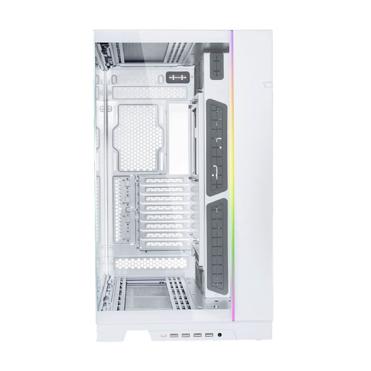 LIAN LI O11 DYNAMIC EVO XL FULL-TOWER GAMING CABINET - WHITE (G99.O11DEXL-W.IN) – TechCure India