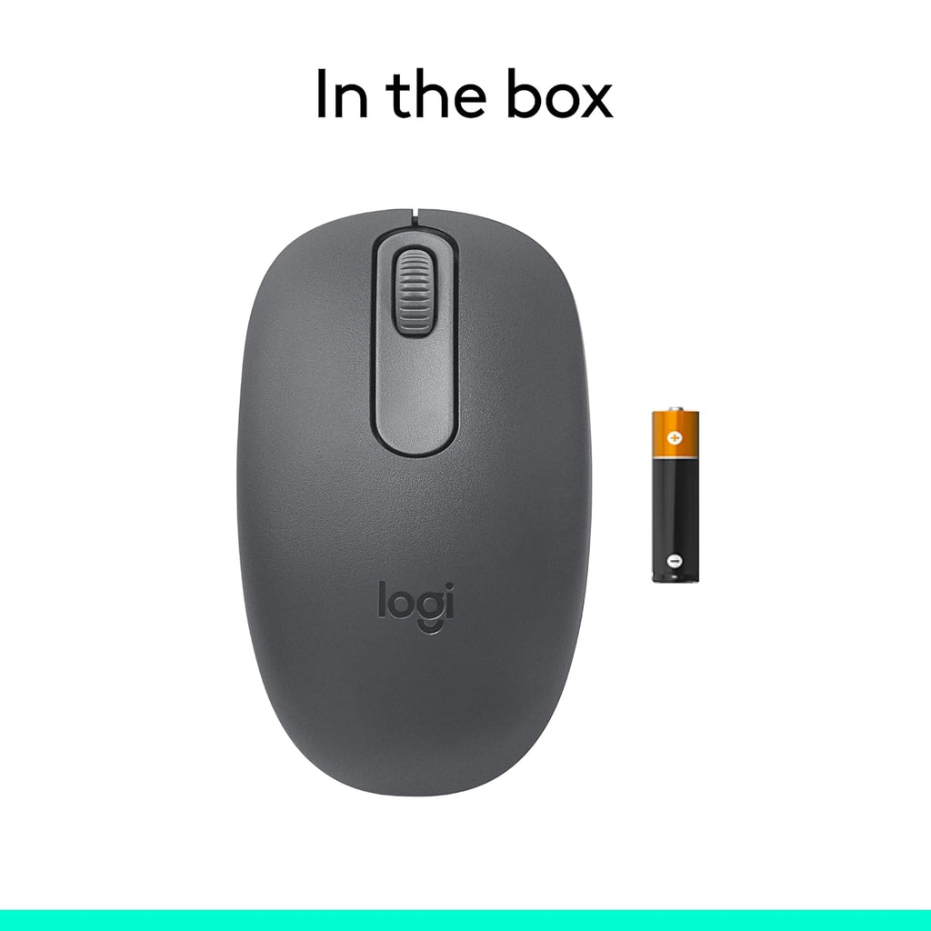 LOGITECH M196 BLUETOOTH WIRELESS MOUSE GRAPHITE – TechCure India