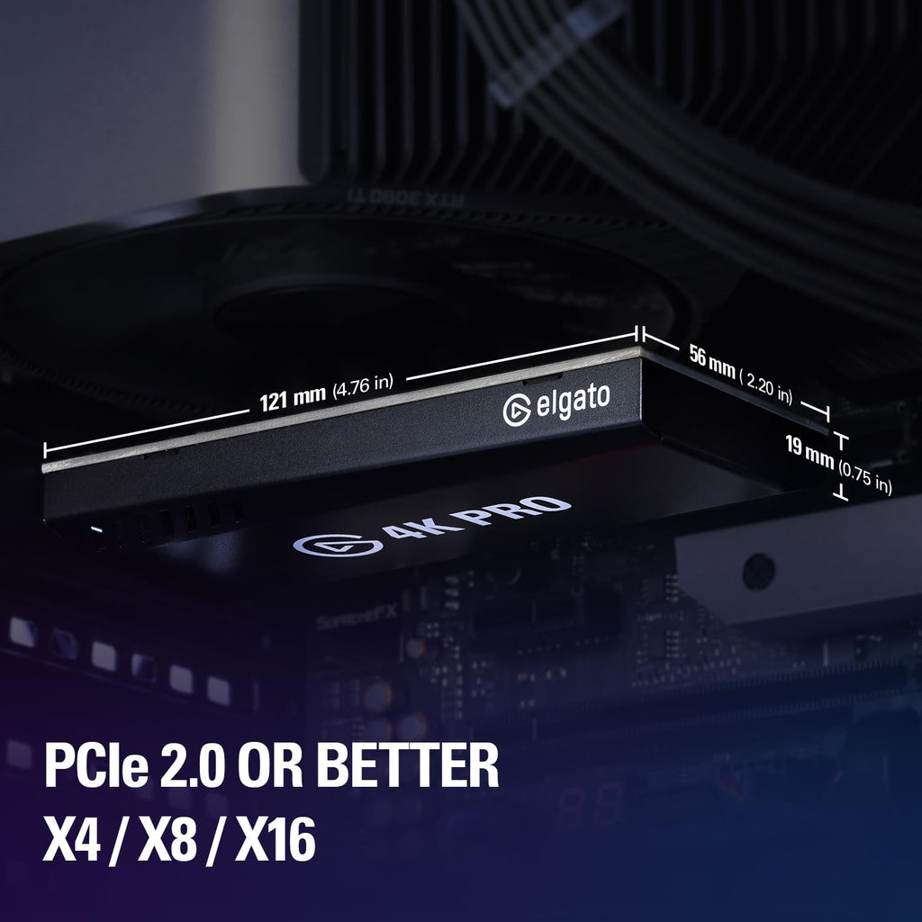 ELGATO 4K PRO 4K CAPTURE CARD FOR PC 10GBK9901 – TechCure India