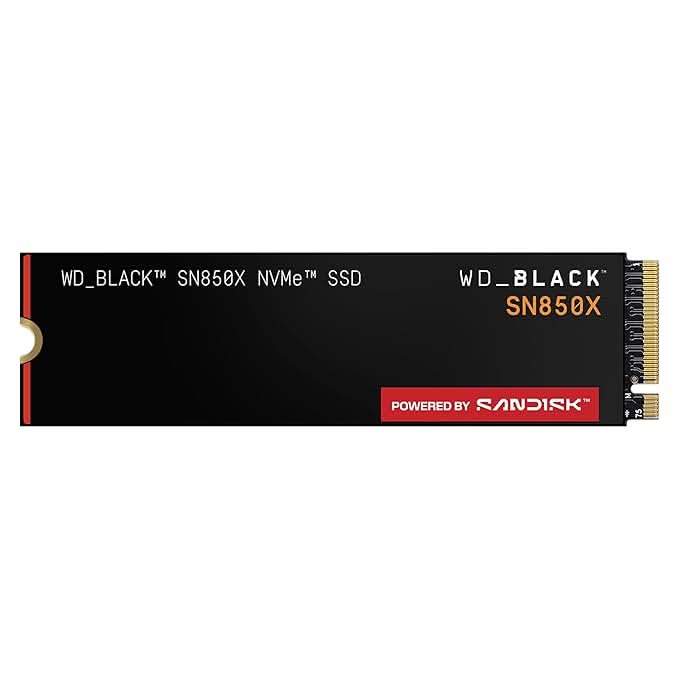 Western Digital WD Black SN850X NVMe 4TB WDS400T2X0E-00BCA0 – TechCure India