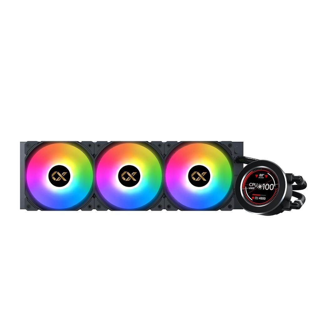 XIGMATEK Frozr-O II 360 ARGB 360mm ARGB CPU Liquid Cooler (Black) - 2