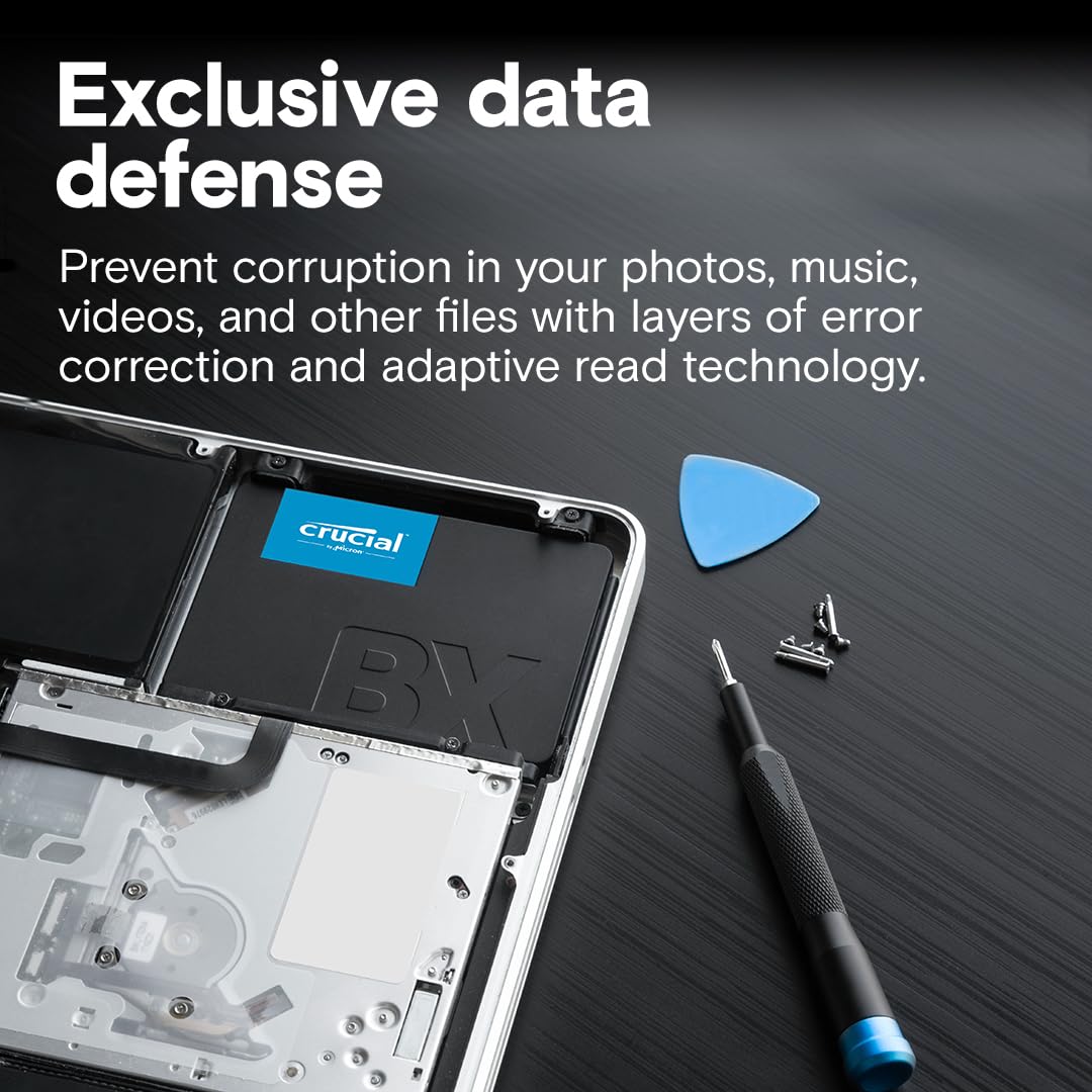 CRUCIAL BX500 1TB SATA 2.5 INCH SSD CT1000BX500SSD1 – TechCure India