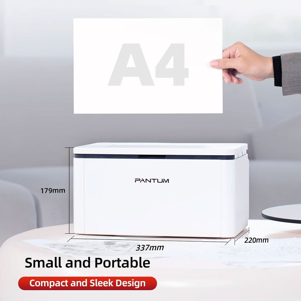 PANTUM BP2319W Laser Printer for Home and Office, Monochrome, Wireless, Single Function – TechCure India